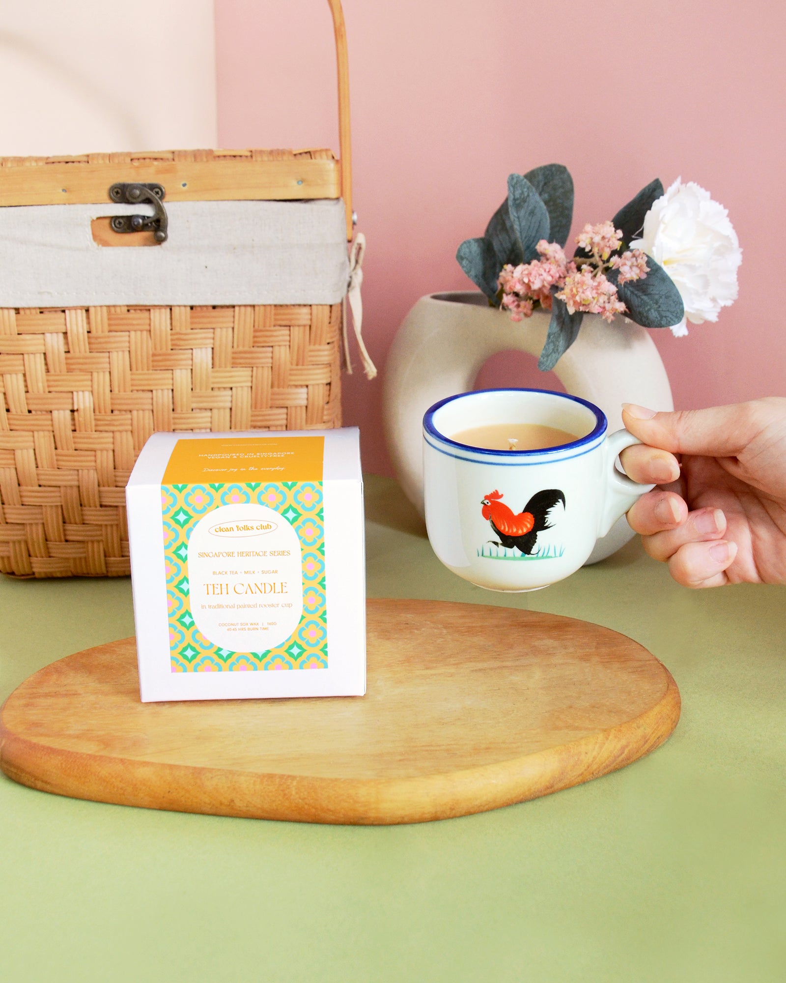 Heritage Cup Candle - Teh – Clean Folks Club