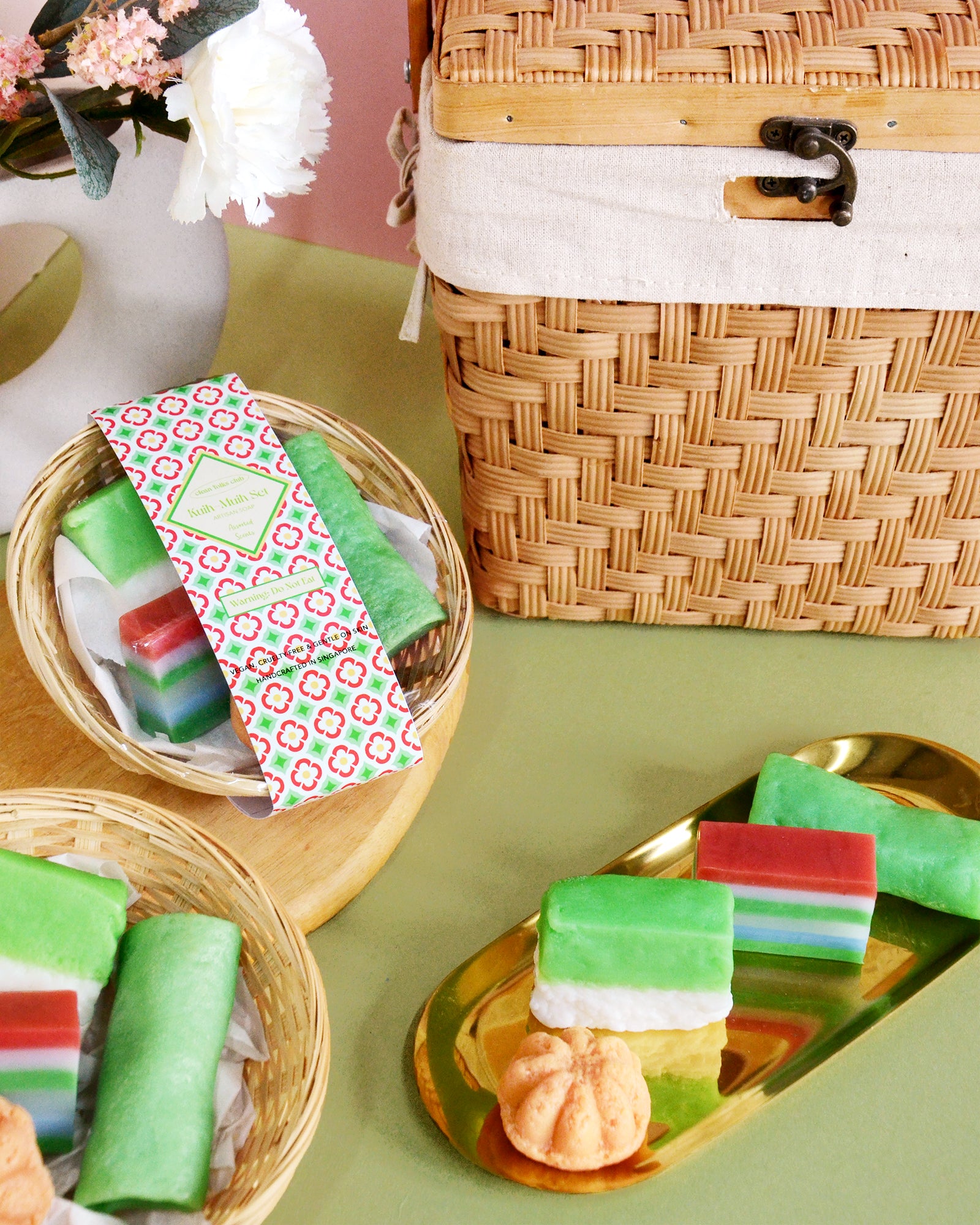 Kuih-Muih Soap Basket