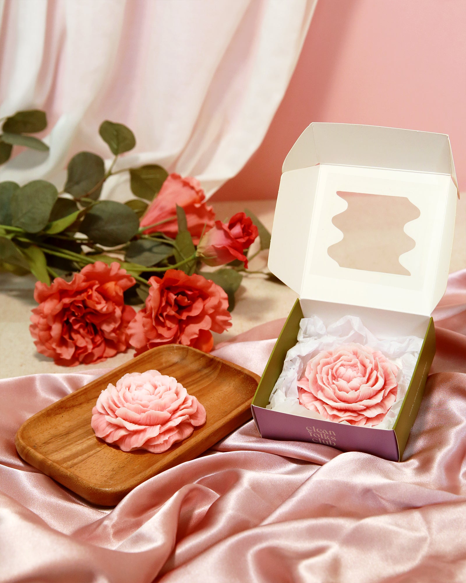 Peony Flower Soap