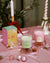 Holiday Cocktail Glass Candle