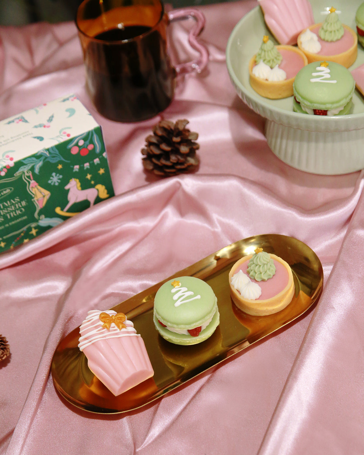 Christmas Mini Patisserie Soaps Trio