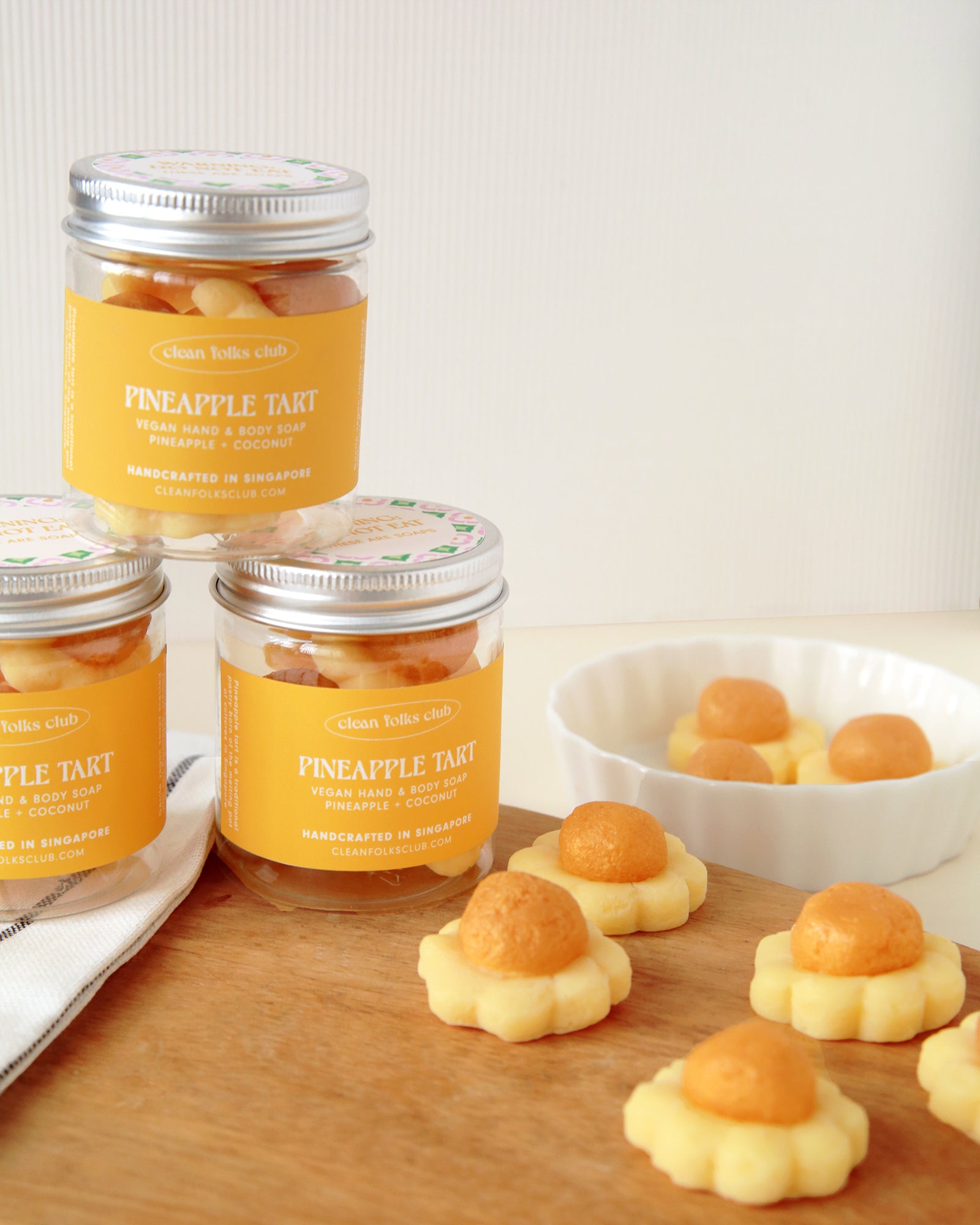 Pineapple Tart Soap Set