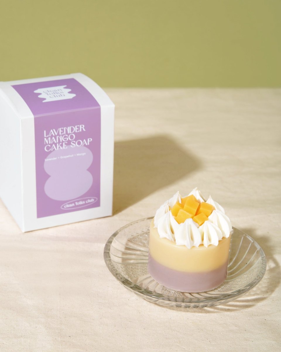 Lavender Mango Cake Soap - Clean Folks Club
