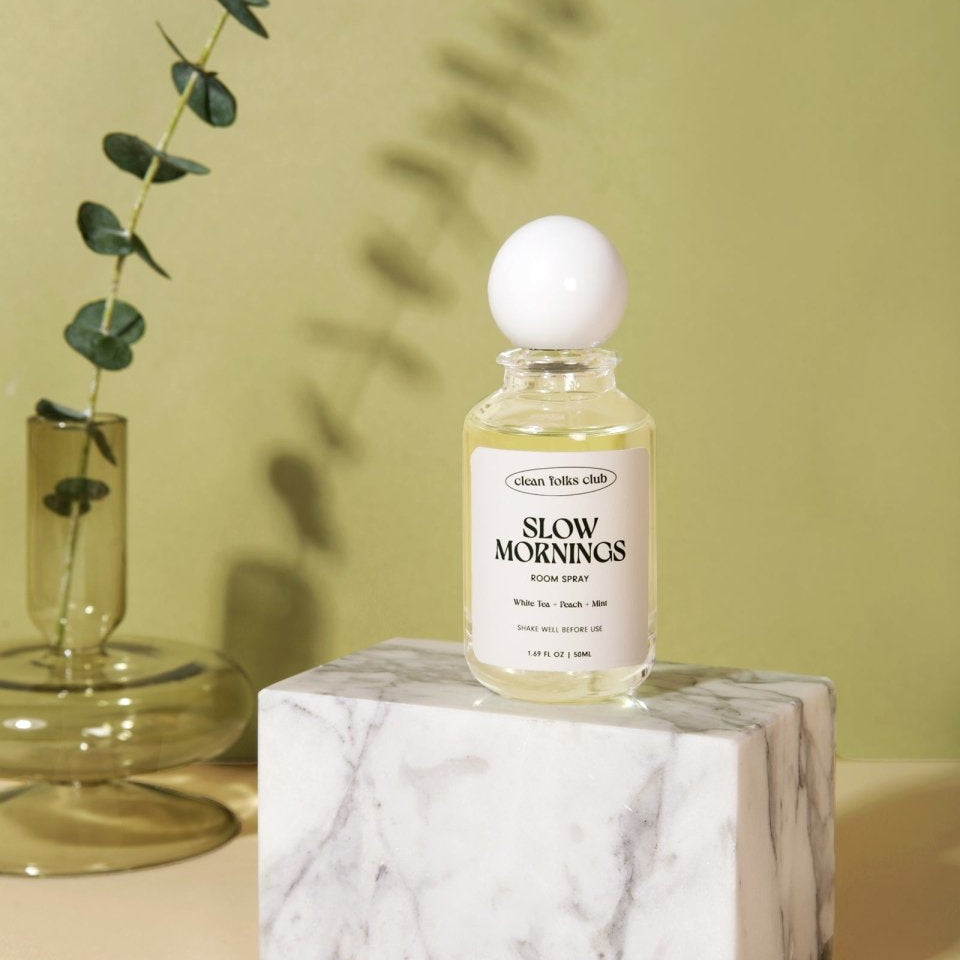 Slow Mornings Room & Linen Spray - Clean Folks Club